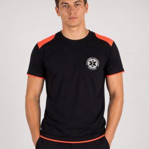 T-shirt bawełna czarny RM/PRM