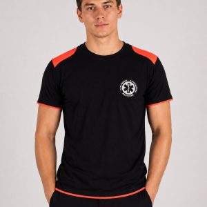 T-shirt bawełna czarny RM/PRM